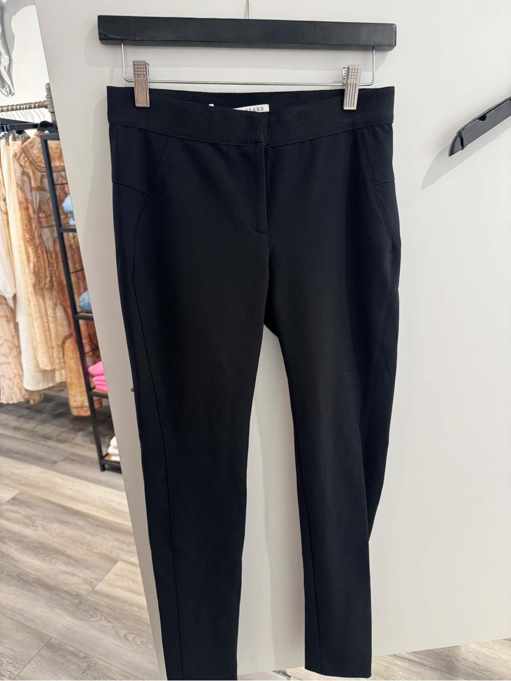 Veronica Beard Black Women’s Slim Ponte Knit Pants